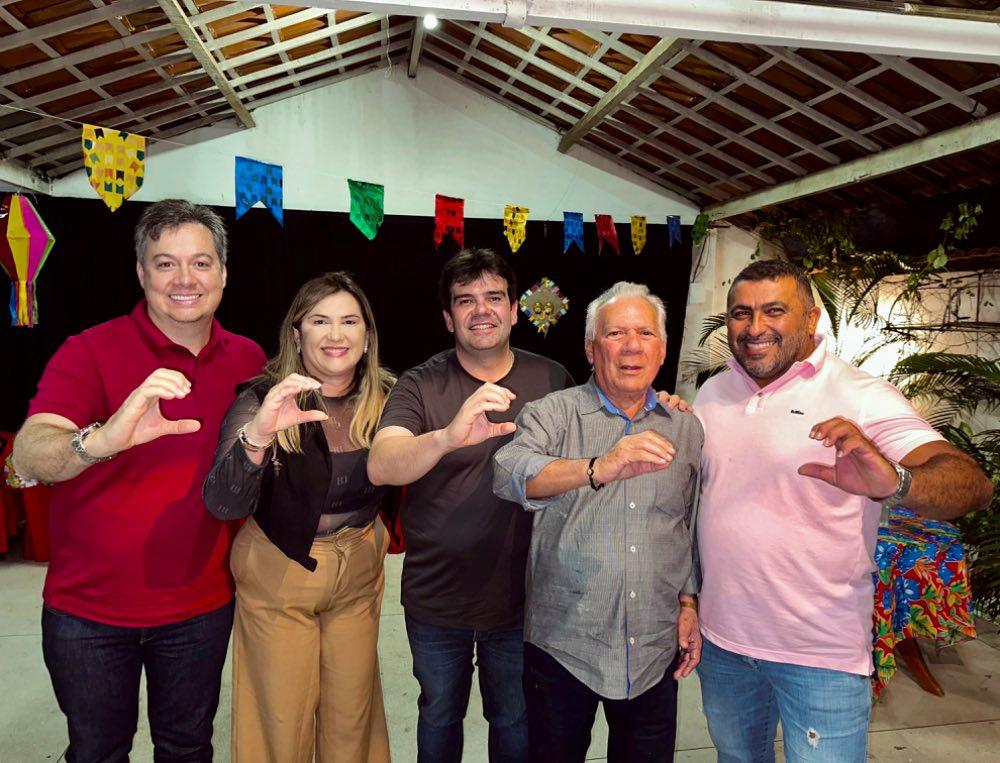 Em reunião com aliados, Corrinha recebe apoio do presidente estadual do Solidariedade em Cajazeiras