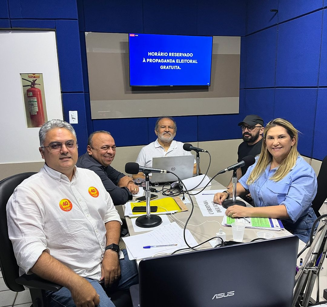 Dr. Pablo Leitão mostra preparo em debate na Arapuan FM